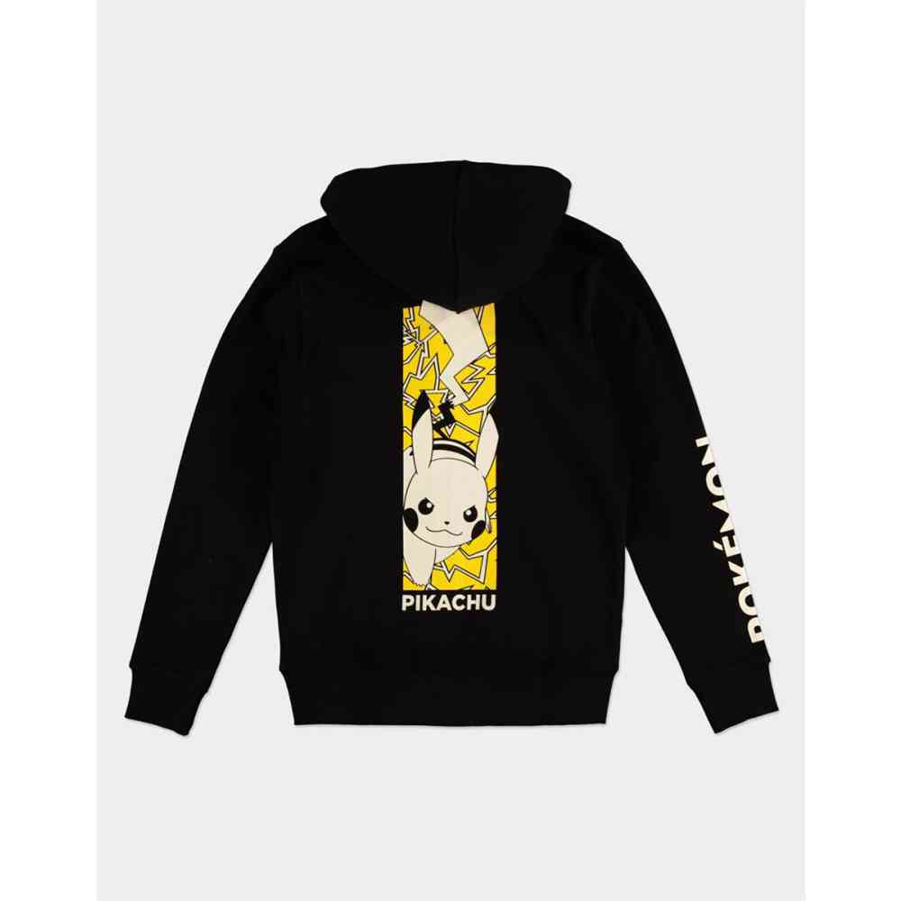 Pokémon - Attacking Pika! Vest met capuchon - Zwart